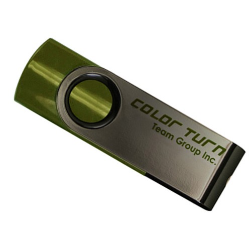 TEAM USB 2.0 16GB Colour Turn E902 - Silver Hijau